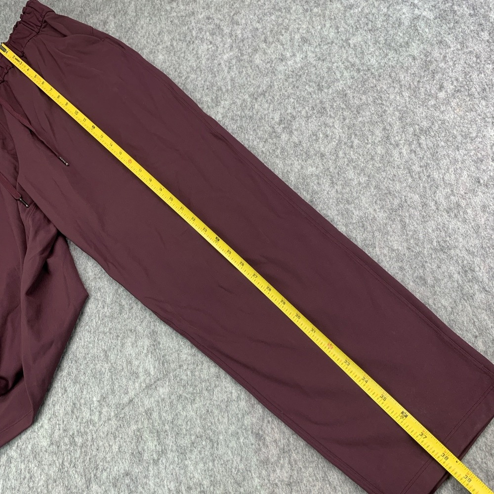 Lululemon Keep Moving Pant Women's High Rise Burgundy Cassis - Size 12 - Picture 12 of 13